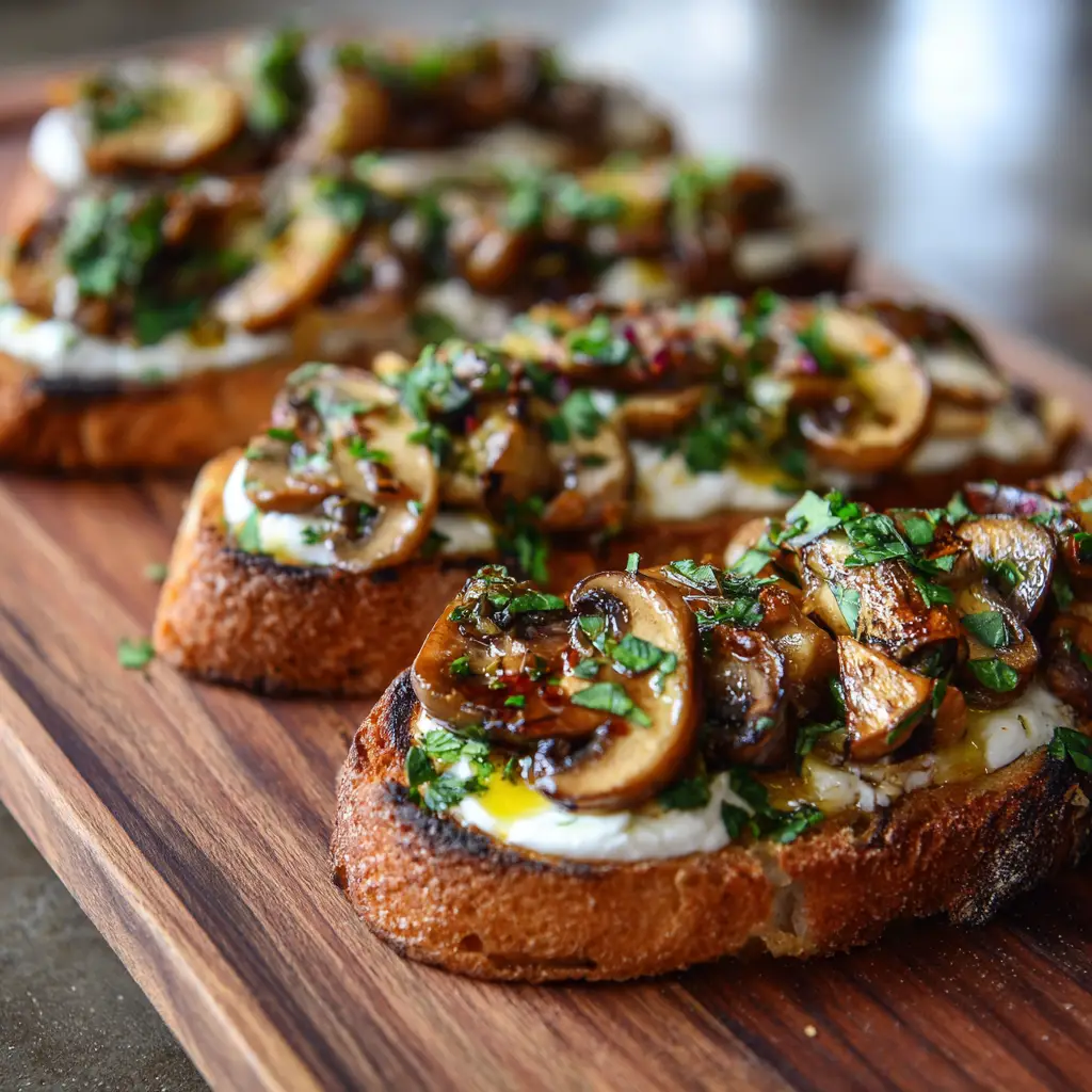 Mushroom Bruschetta 