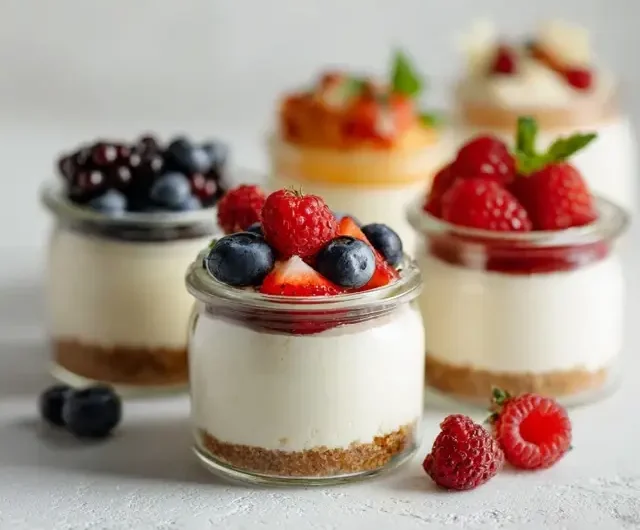 No Bake Cheesecake Cups Recipe with Creamy Filling and Easy Preparation