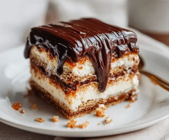Easy No Bake Chocolate Eclair Cake Recipe
