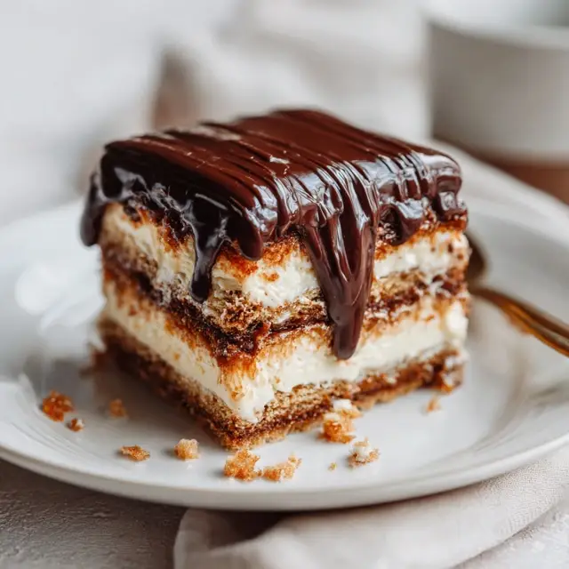 Easy No Bake Chocolate Eclair Cake Recipe