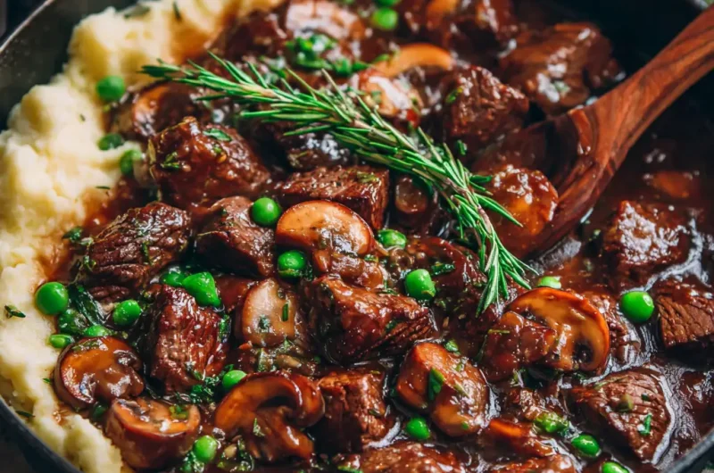 No Peek Beef Tips Recipe – Tender Oven-Baked Beef in Rich Savory Gravy