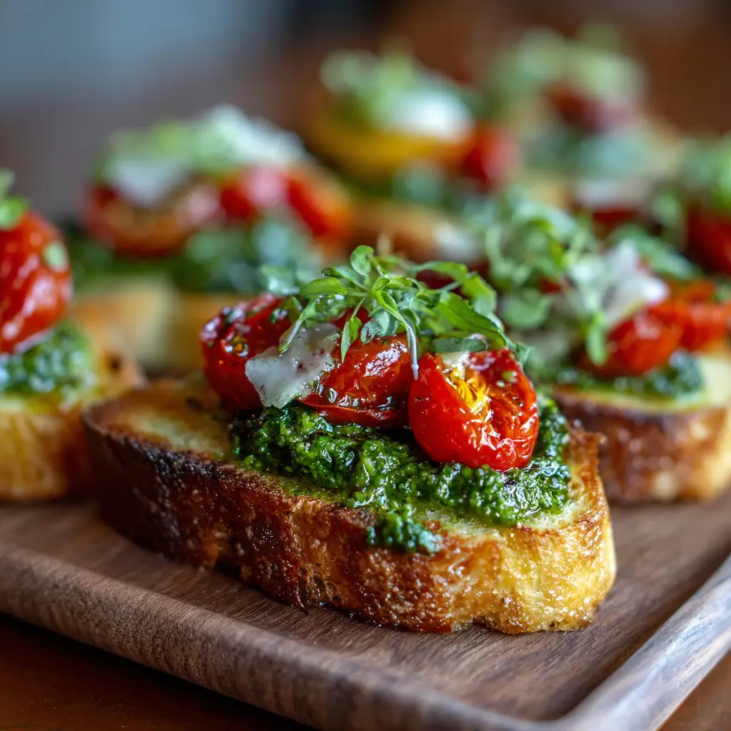 Pesto Bruschetta