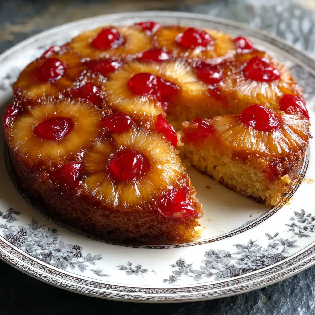 Pineapple Upside Down Cake Recipe 