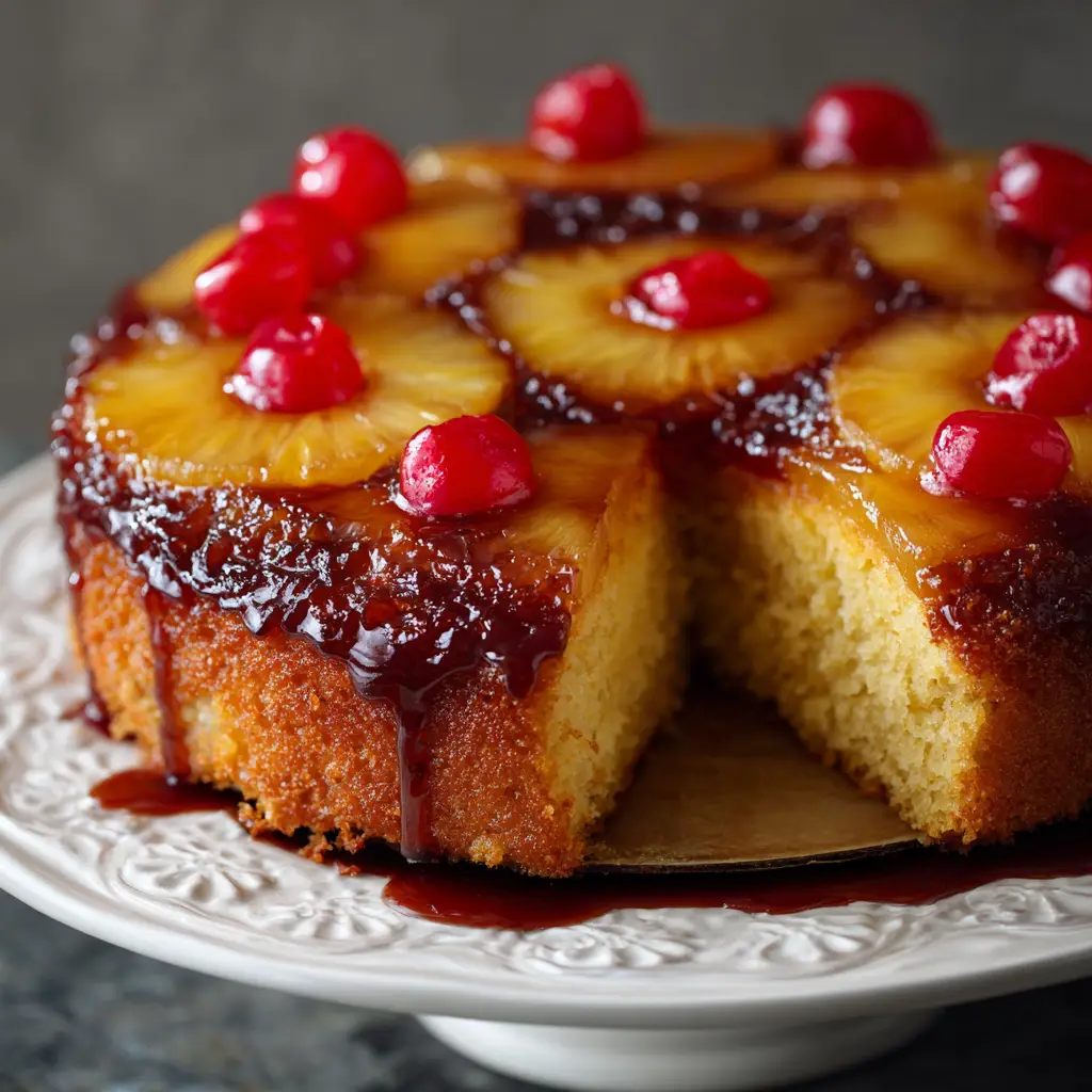 Pineapple Upside Down Cake with Box Cake 