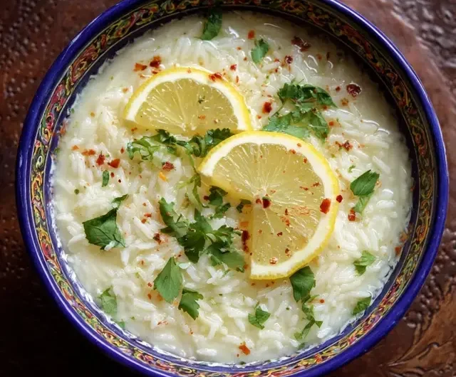 Rice Lemon Rice Soup Recipe | Easy Healthy Lemon Rice Soup