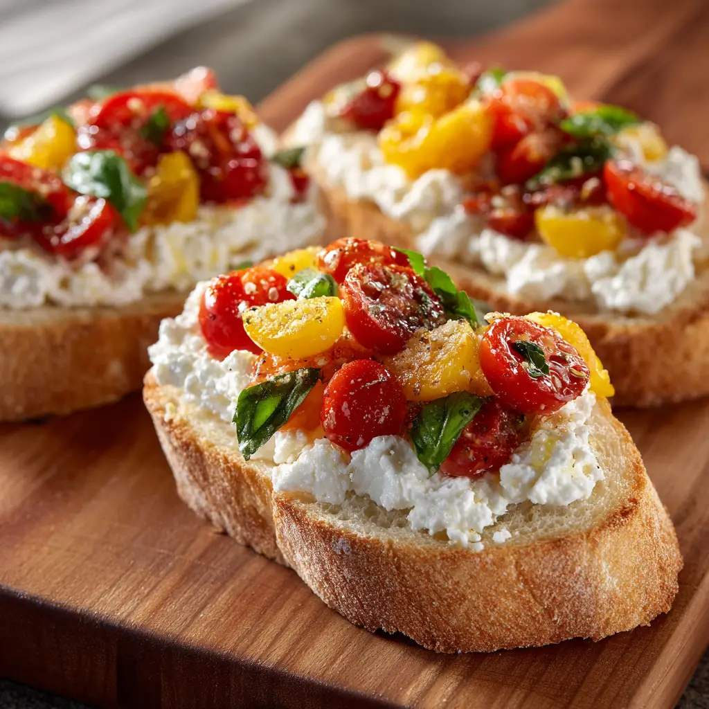 Ricotta Bruschetta 