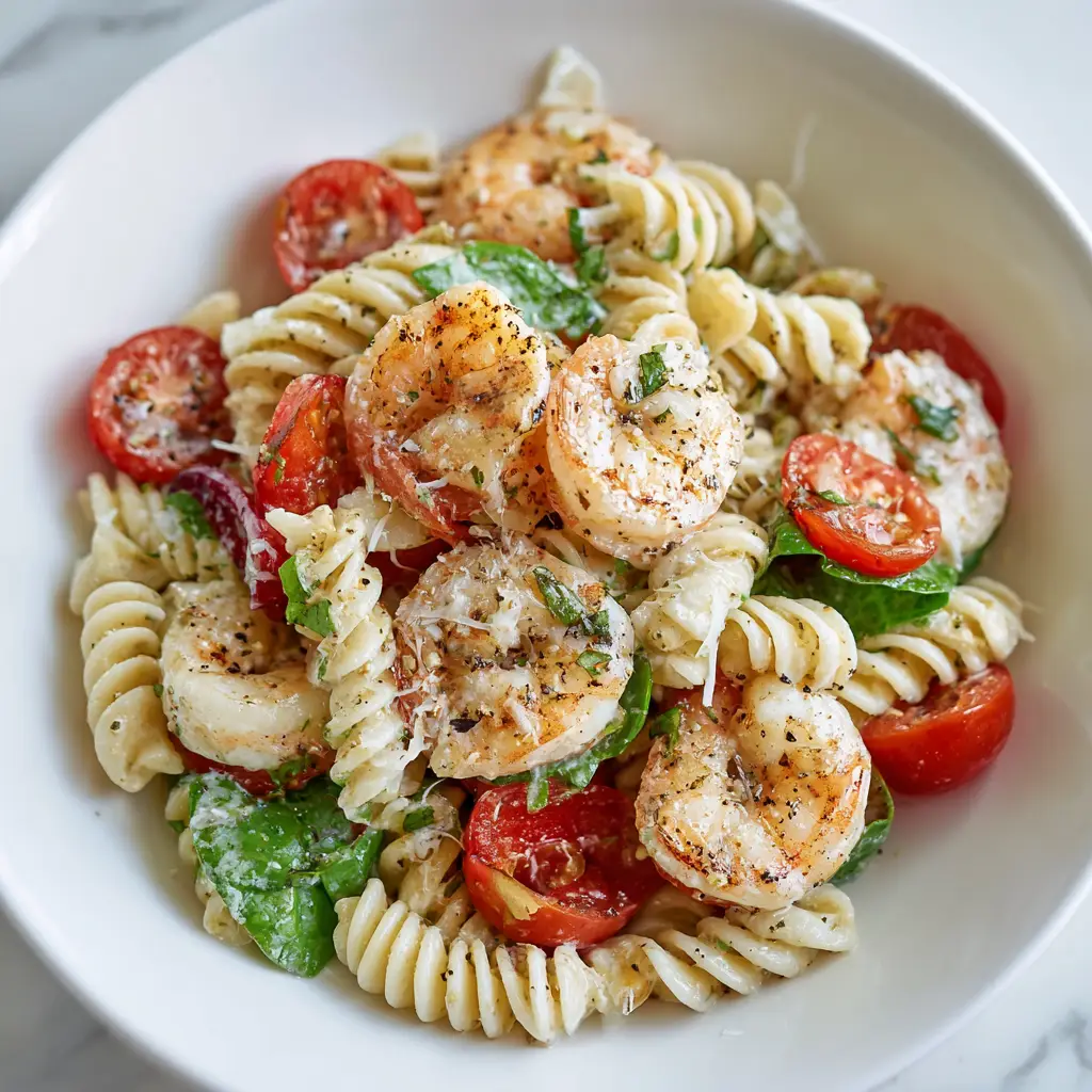 Shrimp pasta salad
