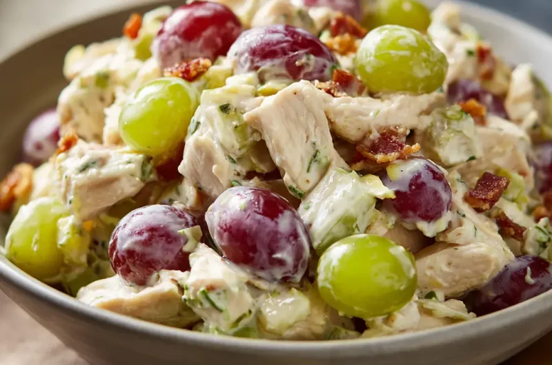 Chicken Salad Chick Grape Salad Recipe | Easy, Creamy, and Delicious