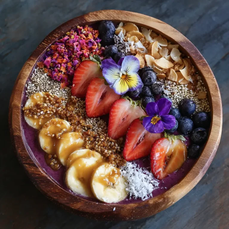 Acai Bowl Recipe | Easy, Healthy, and Delicious Homemade Bowl