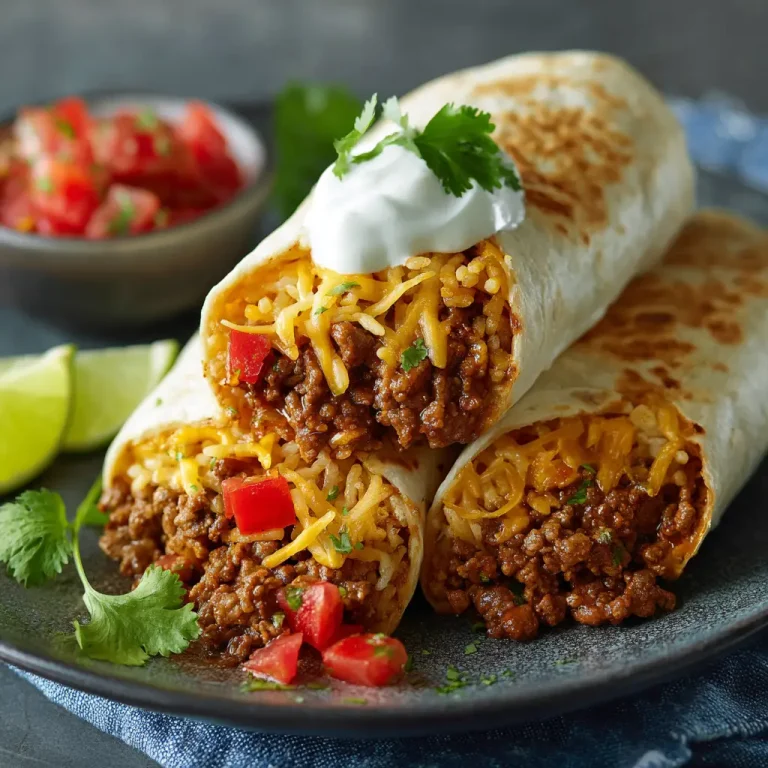 Beef Burrito Recipe | Easy Homemade Burritos Packed with Flavor