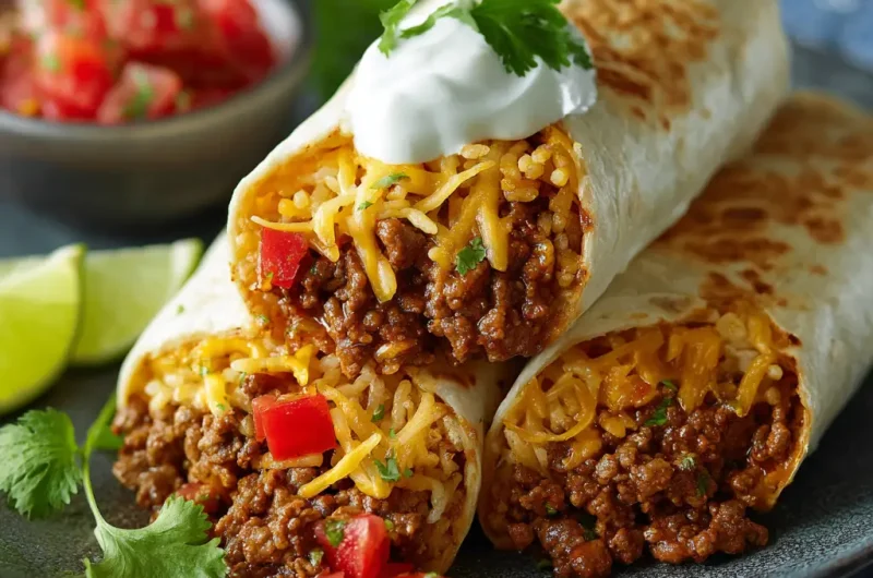 Beef Burrito Recipe | Easy Homemade Burritos Packed with Flavor