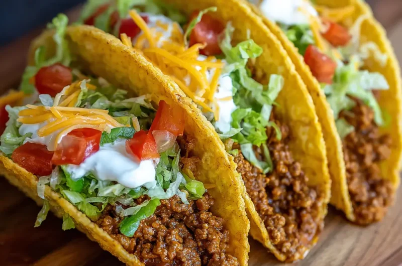 Ground Beef Tacos Recipe | Easy and Delicious Homemade Tacos