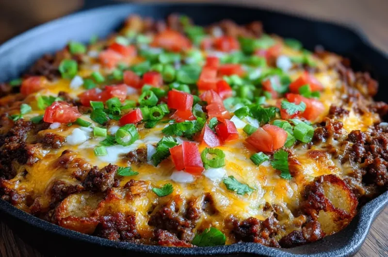 Hobo Casserole Ground Beef Recipe | Easy Comfort Food Dinner