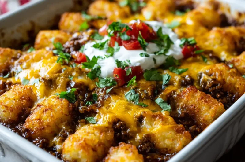 Tater Tot Casserole Recipe Beef | Easy and Delicious Comfort Food