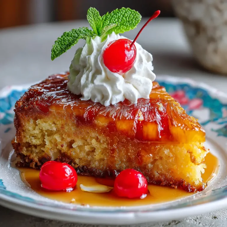 Pineapple Upside Down Cake Recipe – Easy Homemade Dessert Guide