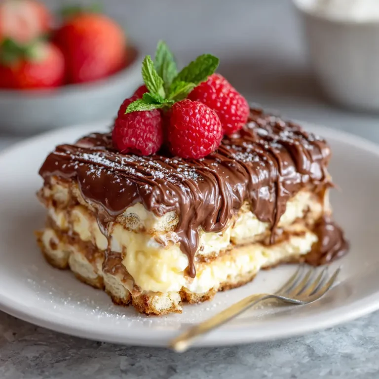 No bake eclair cake easy creamy dessert recipe that everyone loves