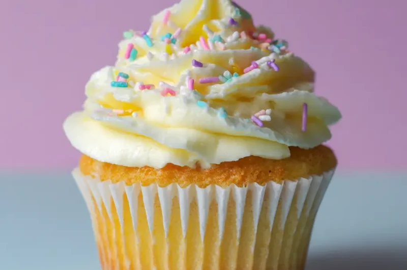 Vanilla Cupcake Recipe | Soft, Moist, and Fluffy Homemade Cupcakes