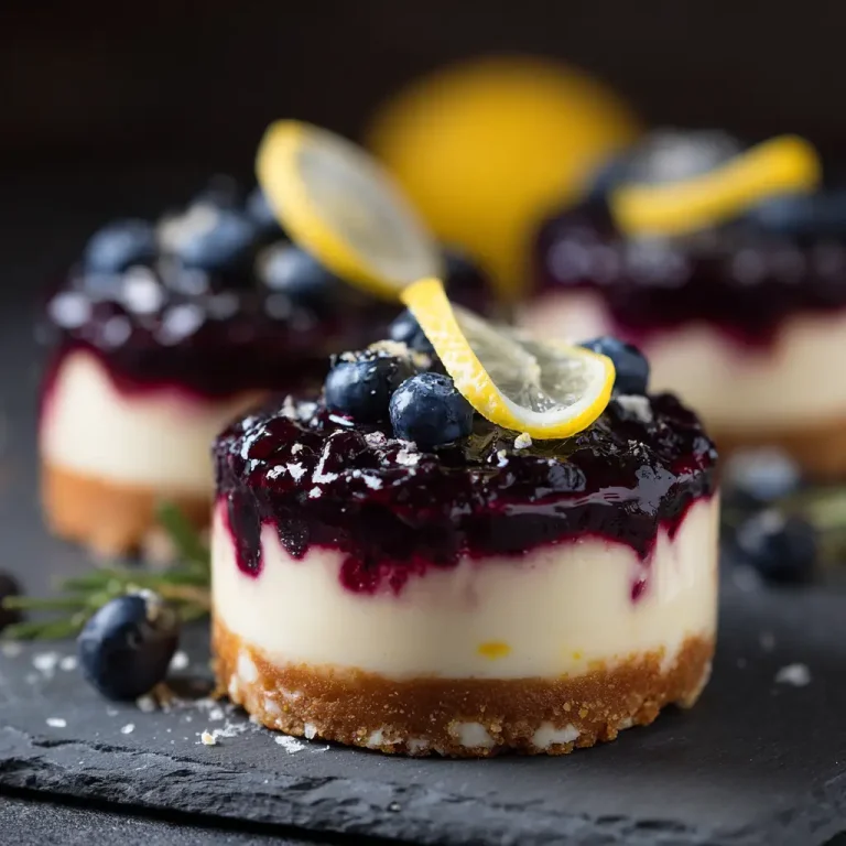Lemon Blueberry Desserts