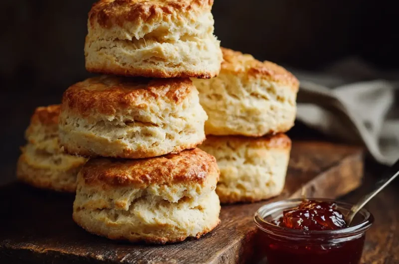 Baking Powder Biscuits Easy Homemade Recipe Soft and Fluffy