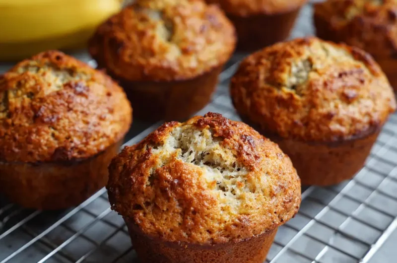 Banana Muffins Easy Homemade Recipe Moist and Delicious