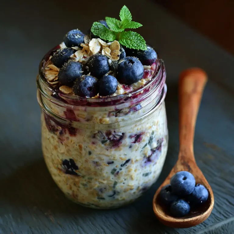 Blueberry Overnight Oats Recipe | Easy Healthy Breakfast