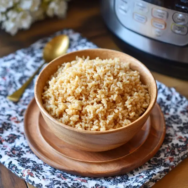 Brown Rice Instant Pot 