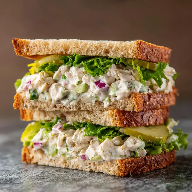 Chicken Salad Sandwich Creamy Homemade Recipe Easy and Healthy