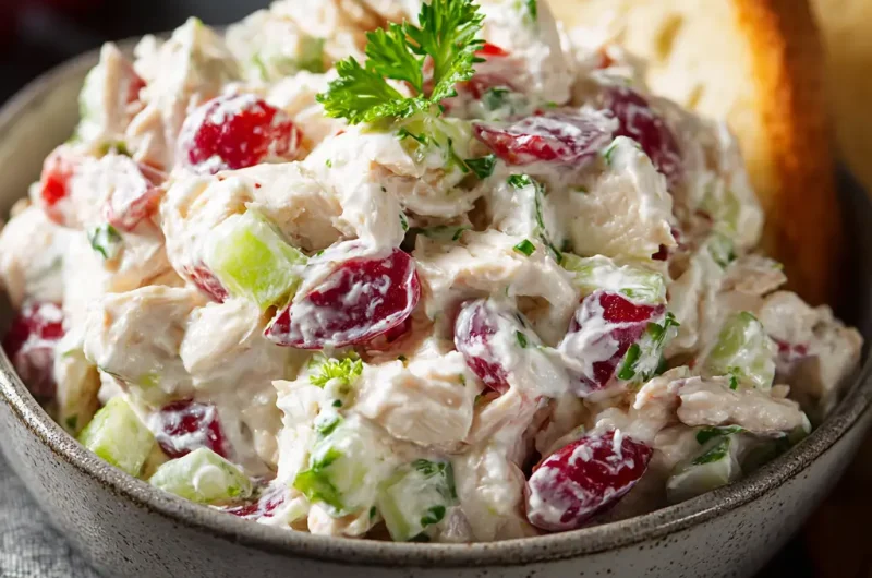 Chicken Salad with Greek Yogurt Recipe | Healthy, Creamy, and Easy to Make