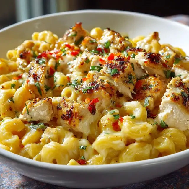 Chicken and Mac and Cheese