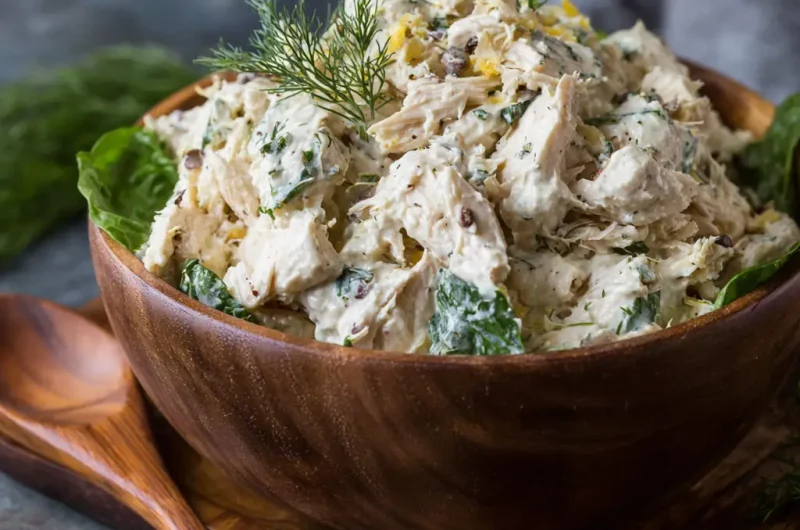 Dill Chicken Salad Easy Creamy and Healthy Homemade Recipe