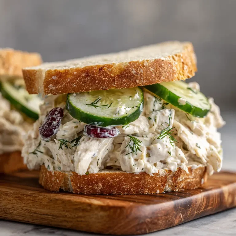 Dill Pickle Chicken Salad Recipe | Easy, Creamy, and Tangy