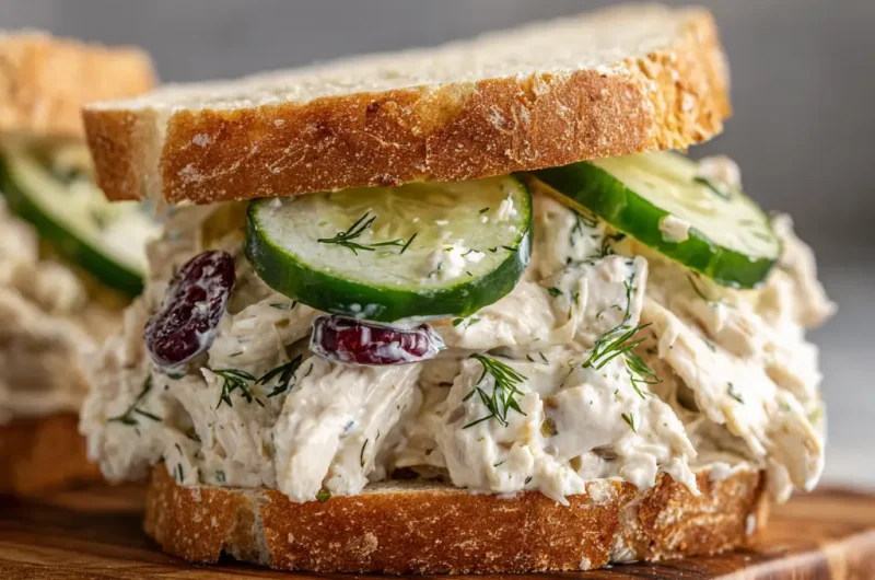 Dill Pickle Chicken Salad Recipe | Easy, Creamy, and Tangy