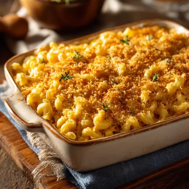 Easy Baked Mac and Cheese