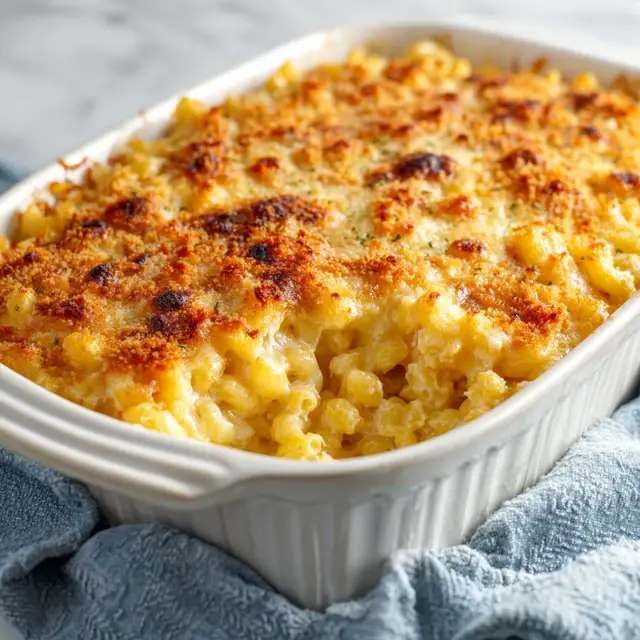 Easy Baked Mac and Cheese