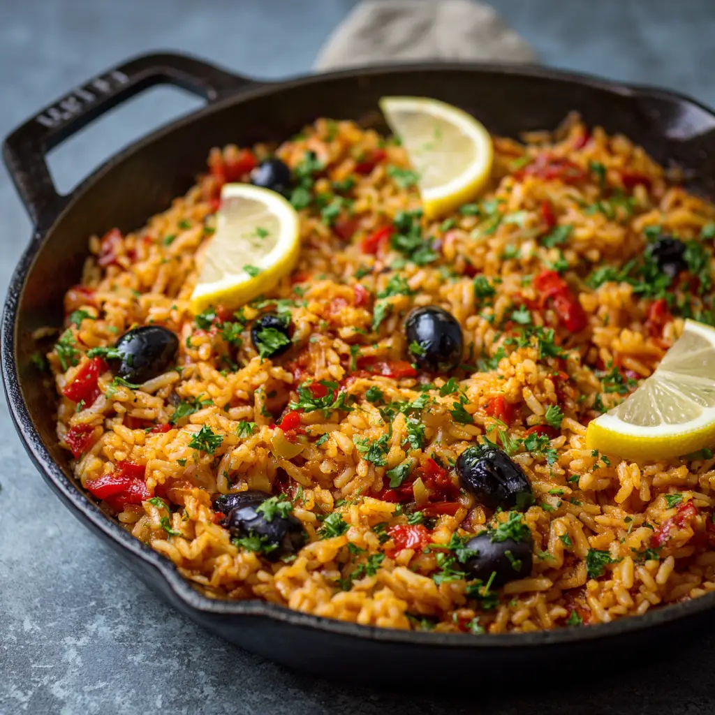 Mediterranean rice recipe