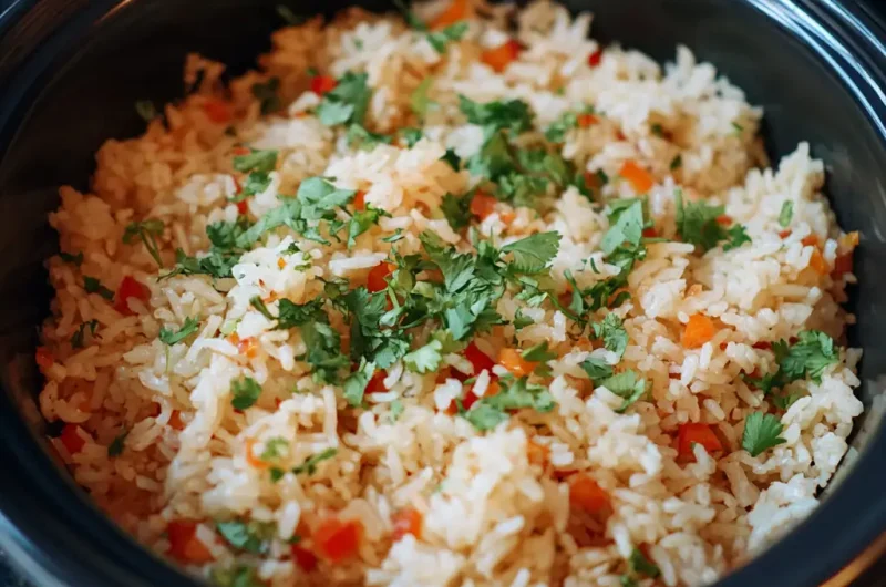 Mexican Rice in Rice Cooker | Easy Fluffy Restaurant-Style Rice