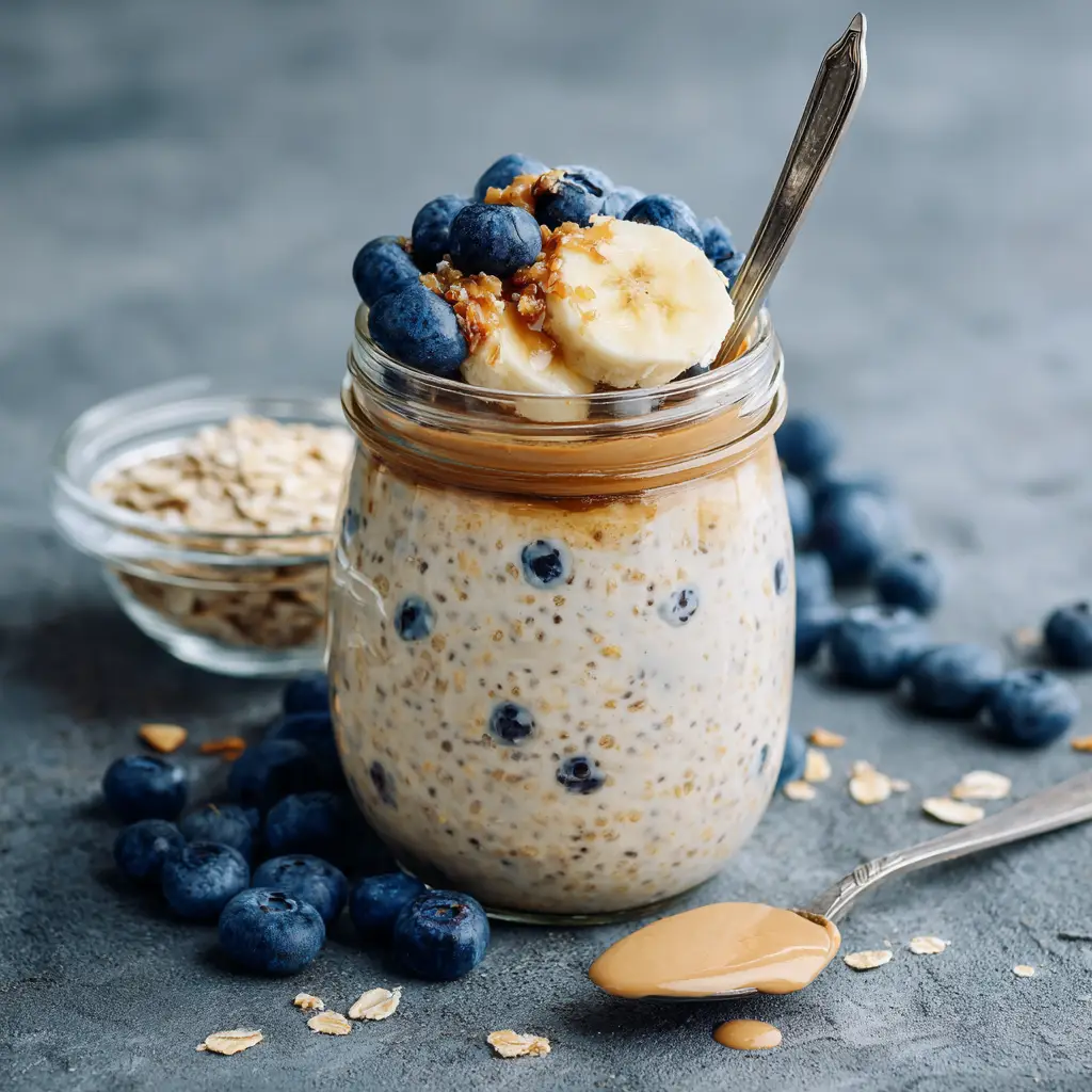Overnight oats with protein powder 