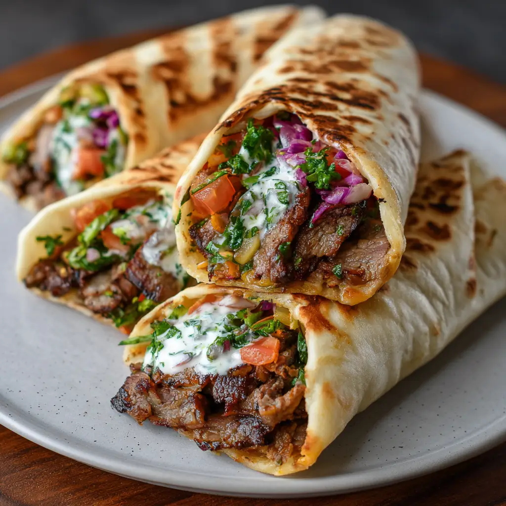 Pan Fried Shawarma