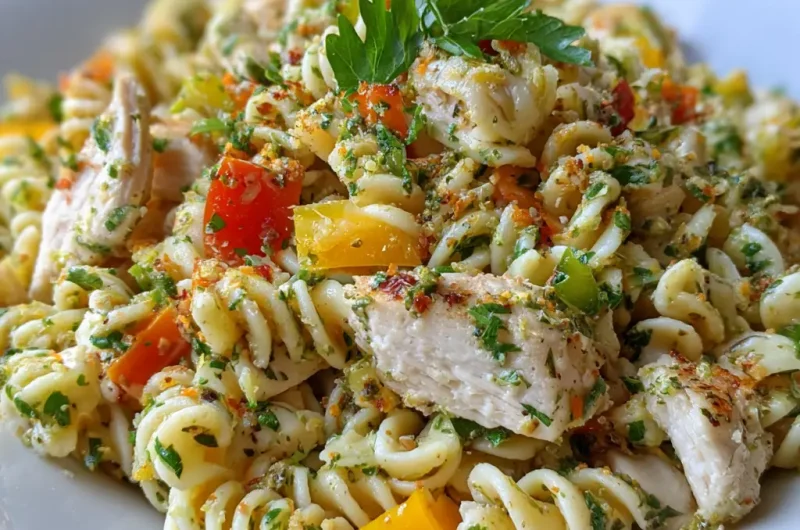 Pasta Salad with Chicken Recipe | Easy, Healthy, and Delicious