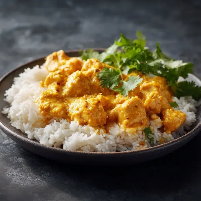 Rice Butter Chicken