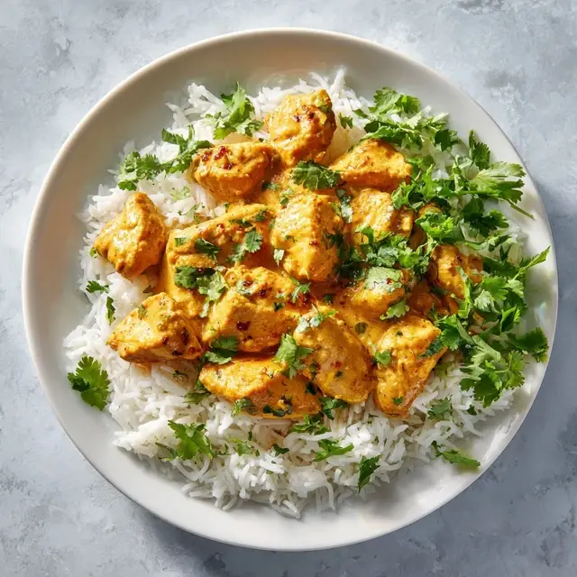 Creamy Rice Butter Chicken Recipe