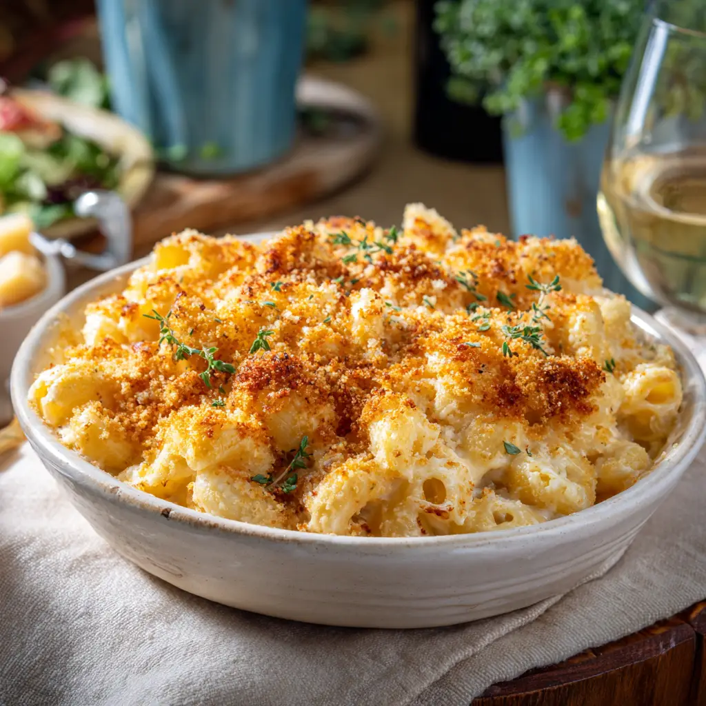 Smoked gouda mac and cheese