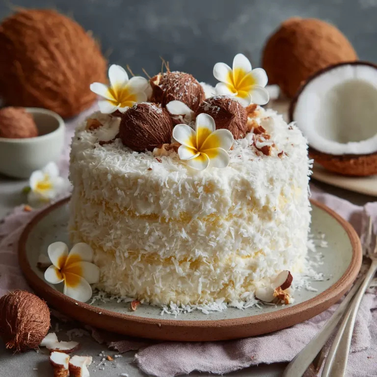 Coconut Cake Recipe: Moist, Fluffy, and Irresistibly Delicious