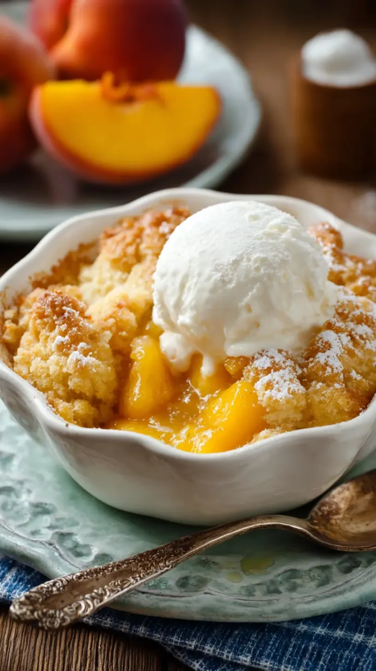 Peach Cobbler Recipe: Easy Homemade Dessert with Fresh Peaches