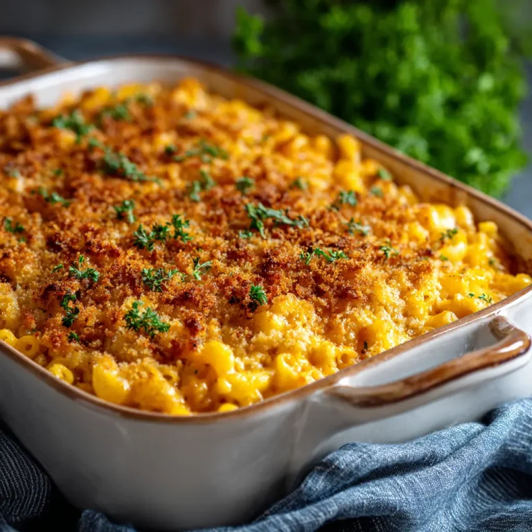 Mac and cheese casserole easy creamy recipe for comfort filled meals