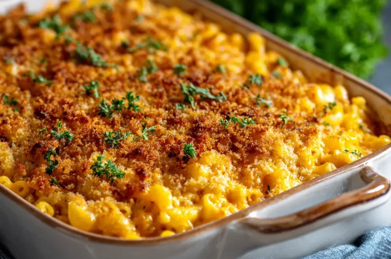Mac and cheese casserole easy creamy recipe for comfort filled meals