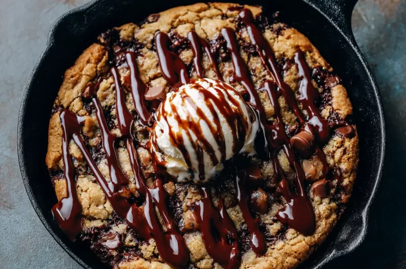 Skillet Cookie Easy Homemade Dessert Recipe for Perfect Gooey Texture