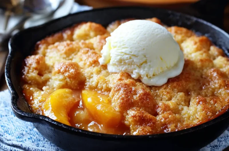 Homemade peach cobbler recipe simple guide for a warm and comforting dessert