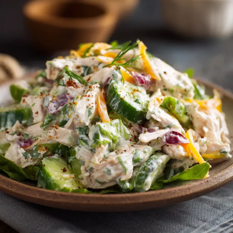 Chicken Salad with Greek Yogurt: Healthy, Creamy, and Easy Recipe