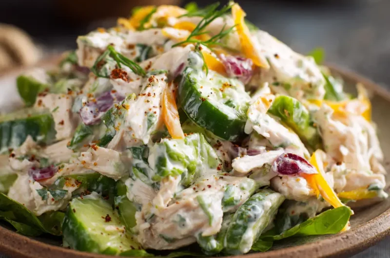 Chicken Salad with Greek Yogurt: Healthy, Creamy, and Easy Recipe